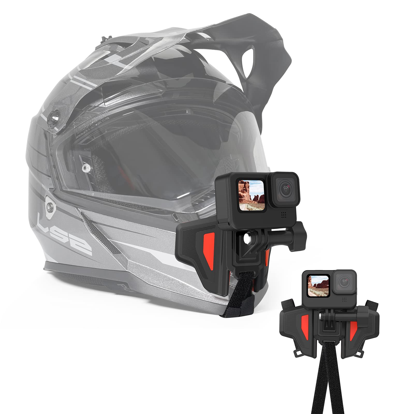 Amazon | AuyKoo オートバイ ヘルメット マウント GoPro用 下顎 