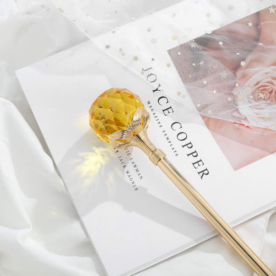 Gold Pink Scepter Wand : Clothing, Shoes & Jewelry