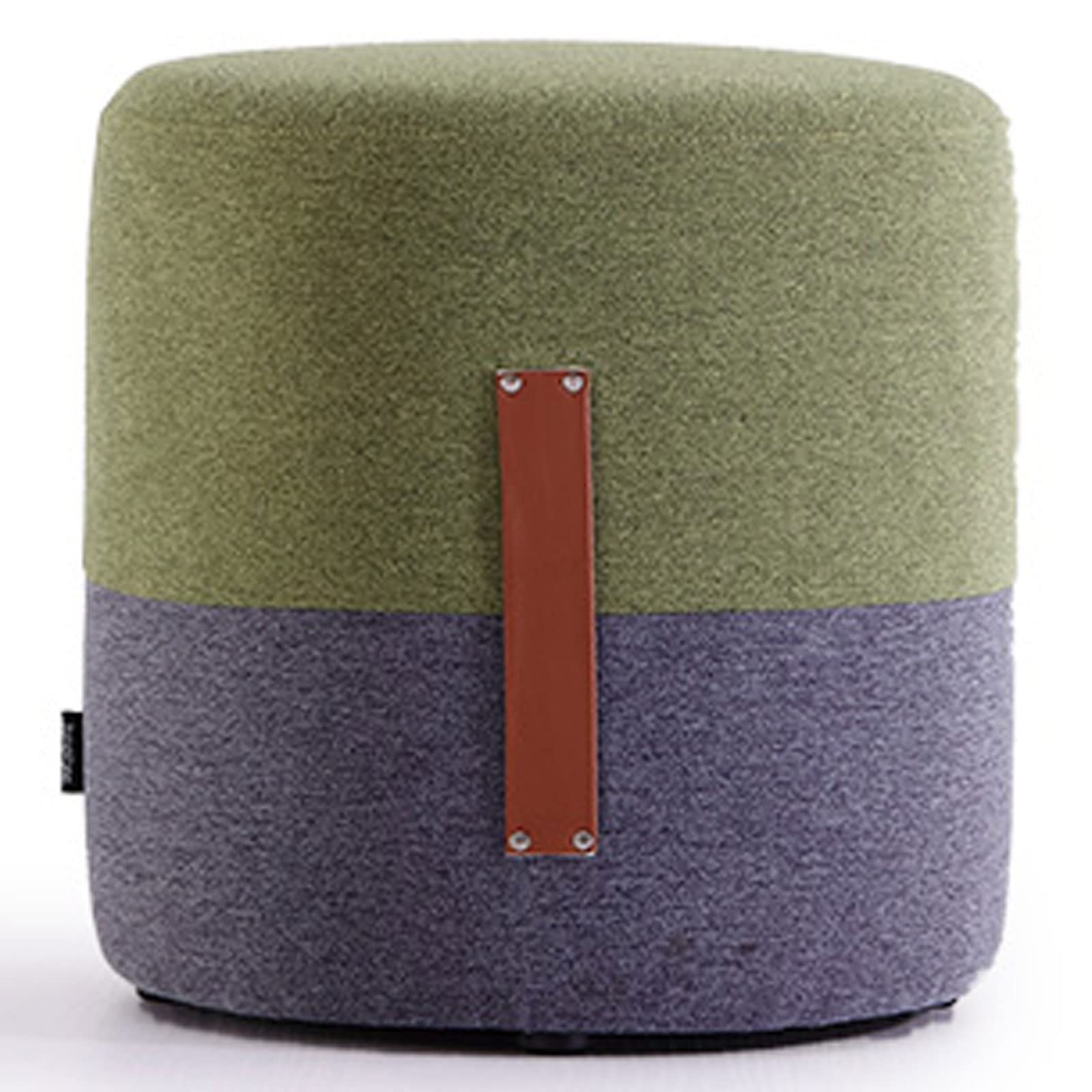 Siège de table d'appoint en pouf circulaire pour optimiser un salon encombré