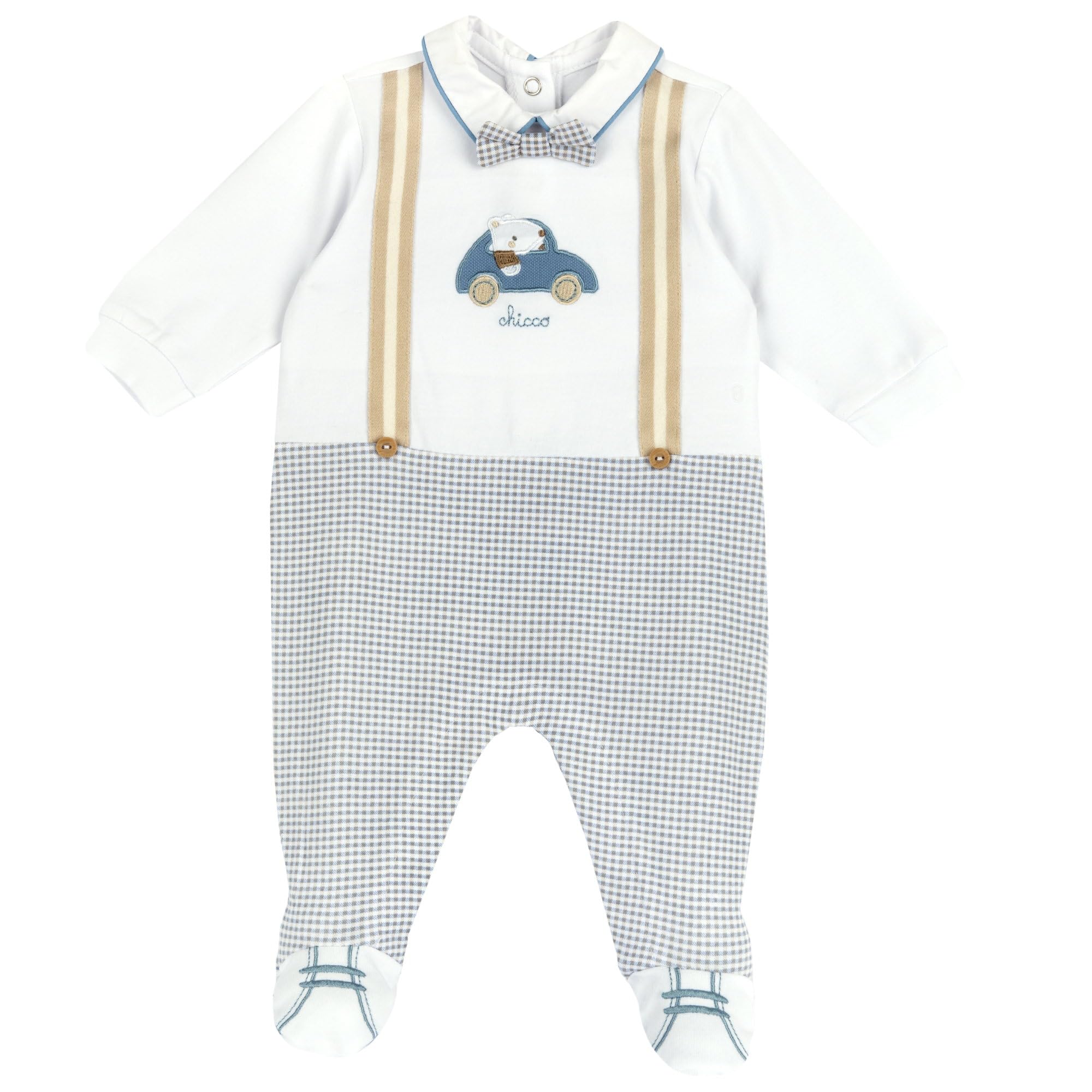 Chicco Tutina Con Apertura Entrogamba Pigiamino per bambino e neonato Bimbo 0-24 (Pacco da 1)