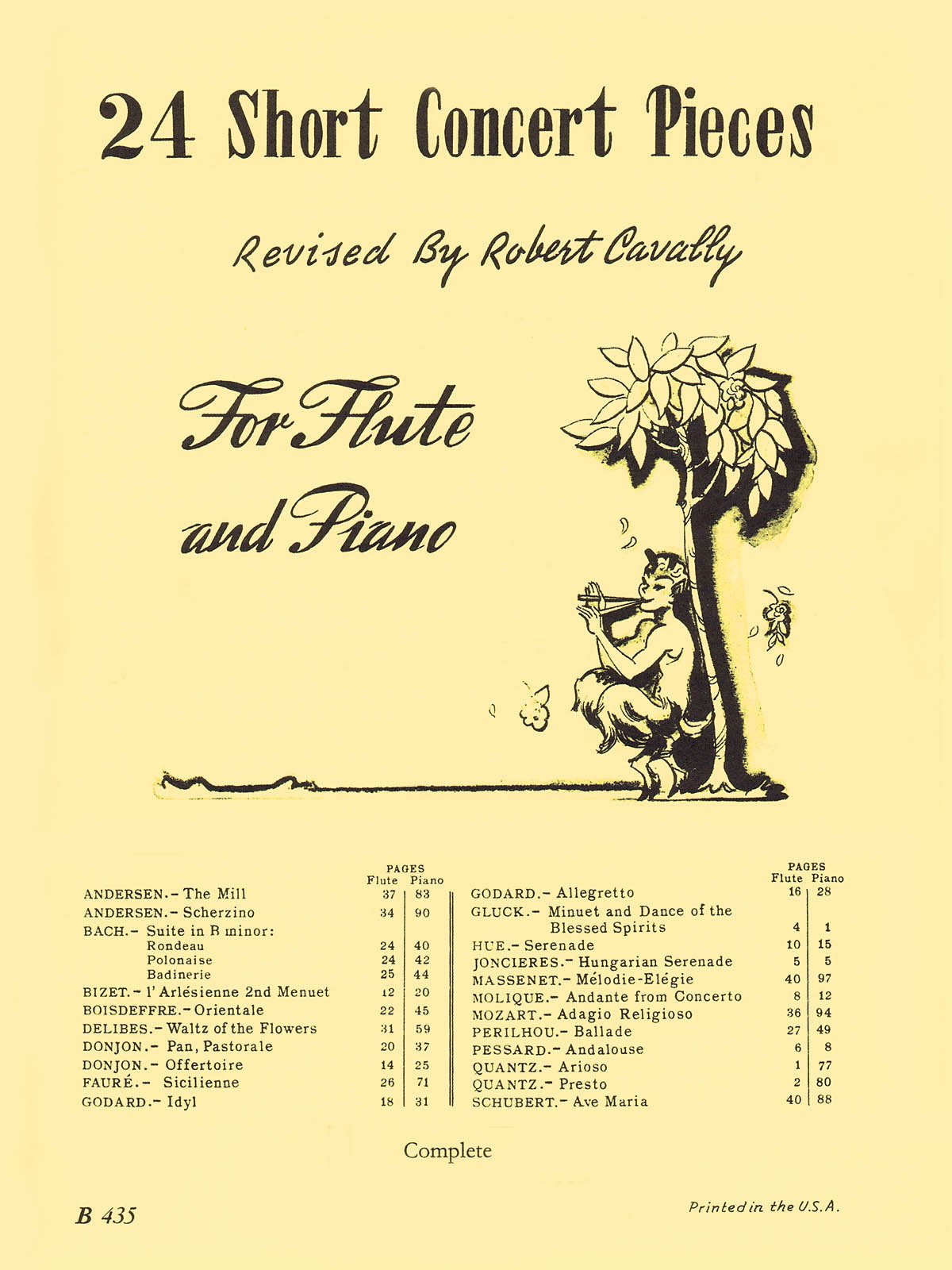 24 Short Concert Pieces: Flute and Piano (2-book set, flute and piano)