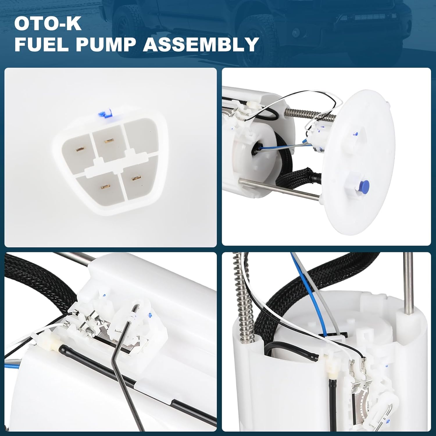 OTO-K Electric Fuel Pump Module Assembly Compatible with Toyota Highlander 2014-2016 & Lexus RX350 2010-2015 V6 3.5L Gas