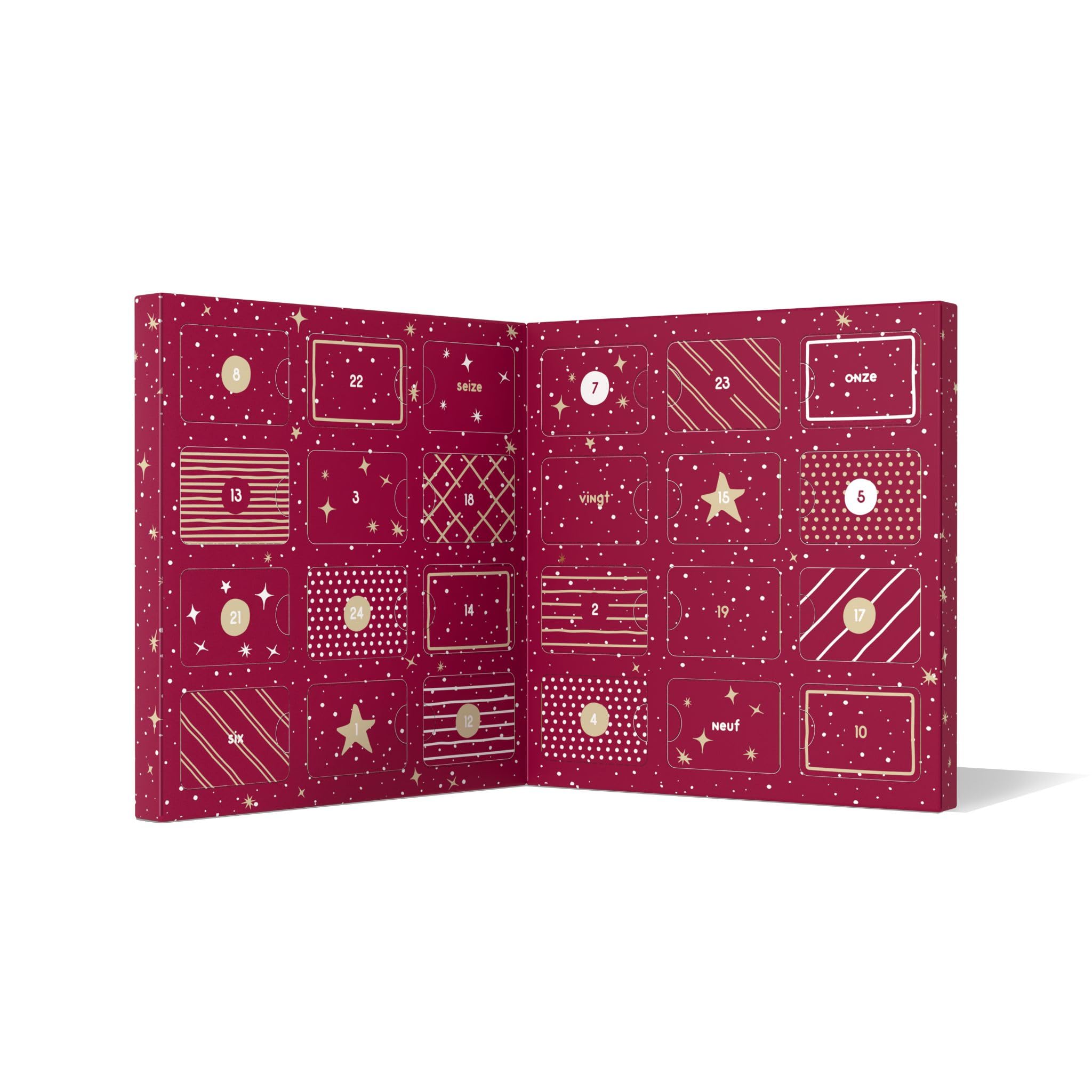 Panda tea – Calendrier de l'Avent 2025 Thés & Infusion Bio – Coffret Cadeau – Assortiment de 24 sachets Mousselines – Calendrier de l’Avent pour Femme & Homme