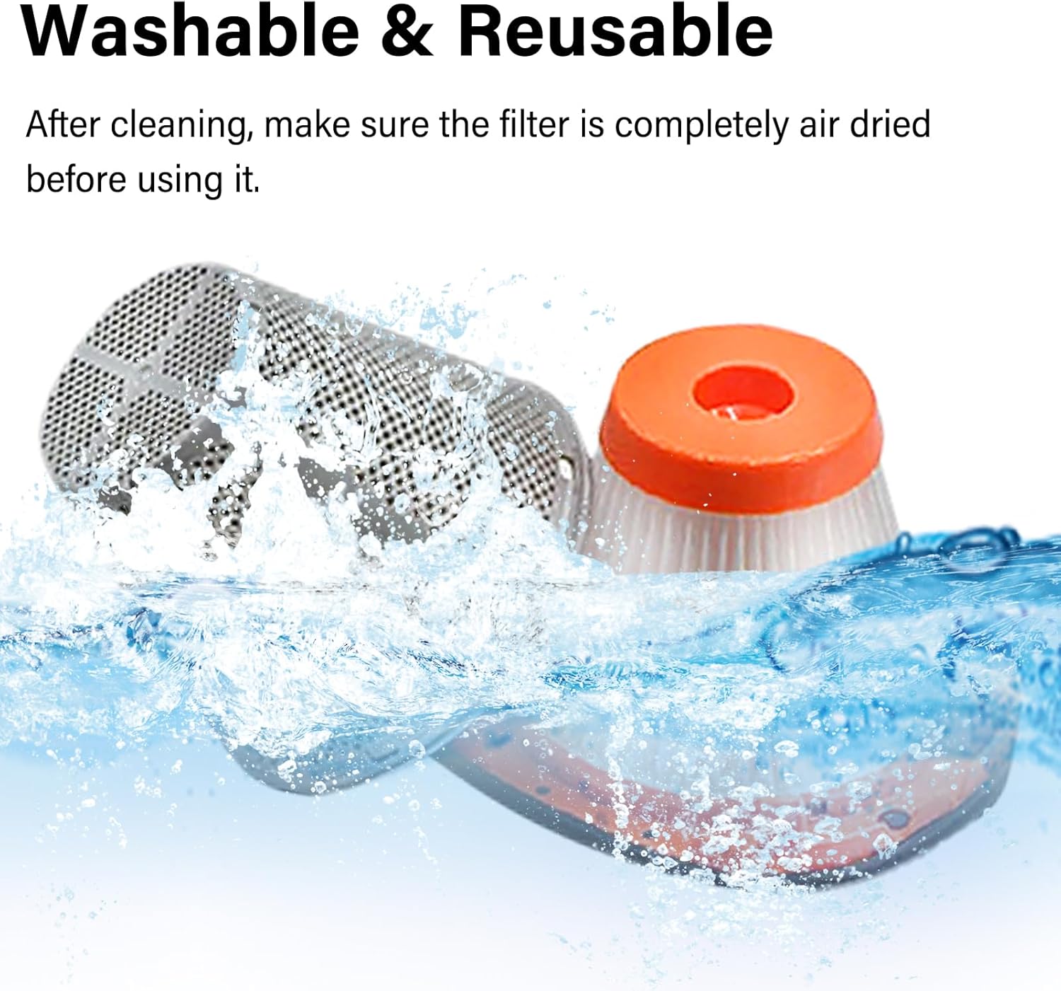 CMCVH001C1 Filter for Craftsman V20 Cordless Hand Vacuum CMCVH001C1, N900287 Filter for Black Decker BCHV001D1 BCHV001C1 BCHV001B Cordless Hand Vacuum Replacement Parts - Image 6