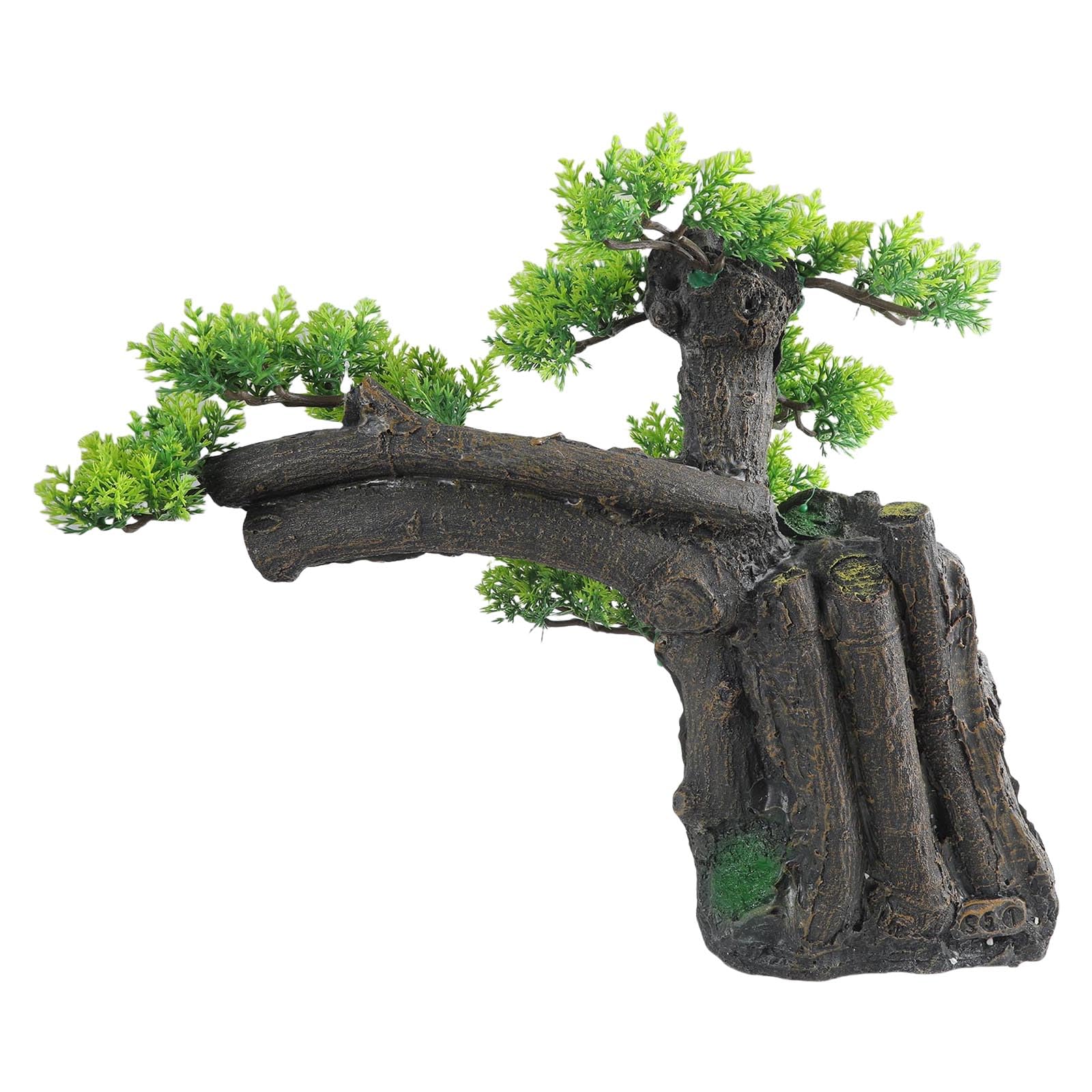 Fishtank Gamberetti Allevamento Tronco Casa Sull ' Albero Ornamento per acquari Terrari Paesaggistica Rifugio Ornamenti per acquari Acquari Pesci Grandi