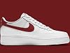 Nike AF1 (0326-100) Talla: 10 - Blanco/Rojo 5