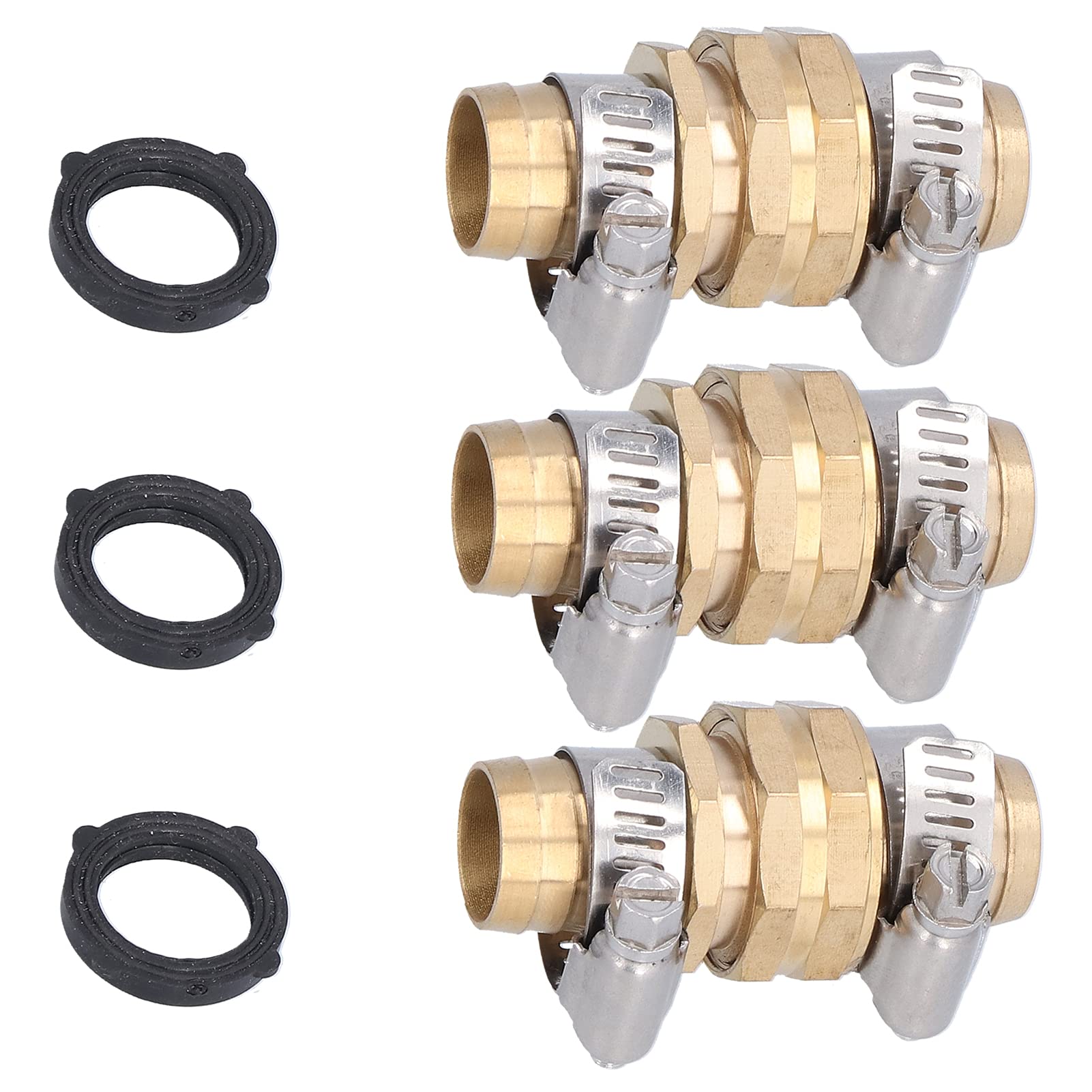 Set di connettori per riparazione tubi da giardino Materiale in ottone resistente Installazione semplice per il giardino domestico