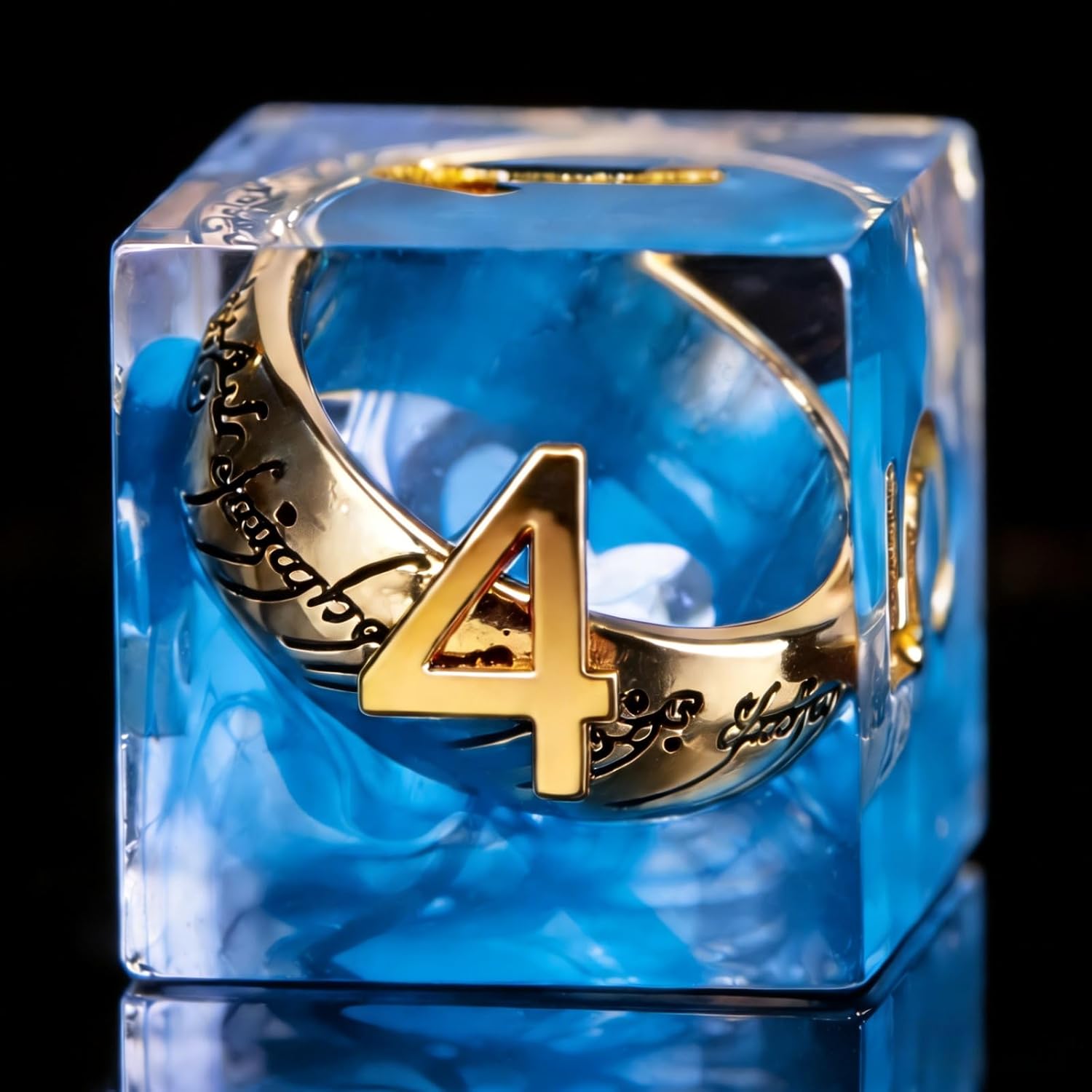 Enchanted Hollow Metal D100 Dice - 50mm DND Dice for d&d RPG & Tabletop Games for Gamers Dm with a Leather Bag (Blood)