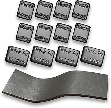 Kypikosp Pinewood Weights Kit - 7OZ Total - 4OZ 12 pcs 2 Sizes Derby Weights & 3OZ Stick-on Flexible Weight for Derby Car Kit Pinewood Car Kit Increasing Speed-No Drilling,Race Legal,Precise Matching