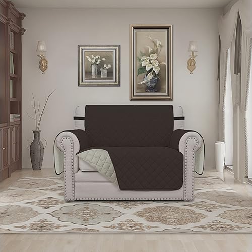 Miniatura 164 de Easy-Going - Funda reversible para sofá, resistente al agua, con varillas de espuma y correas elásticas, protector de muebles para mascotas y perros