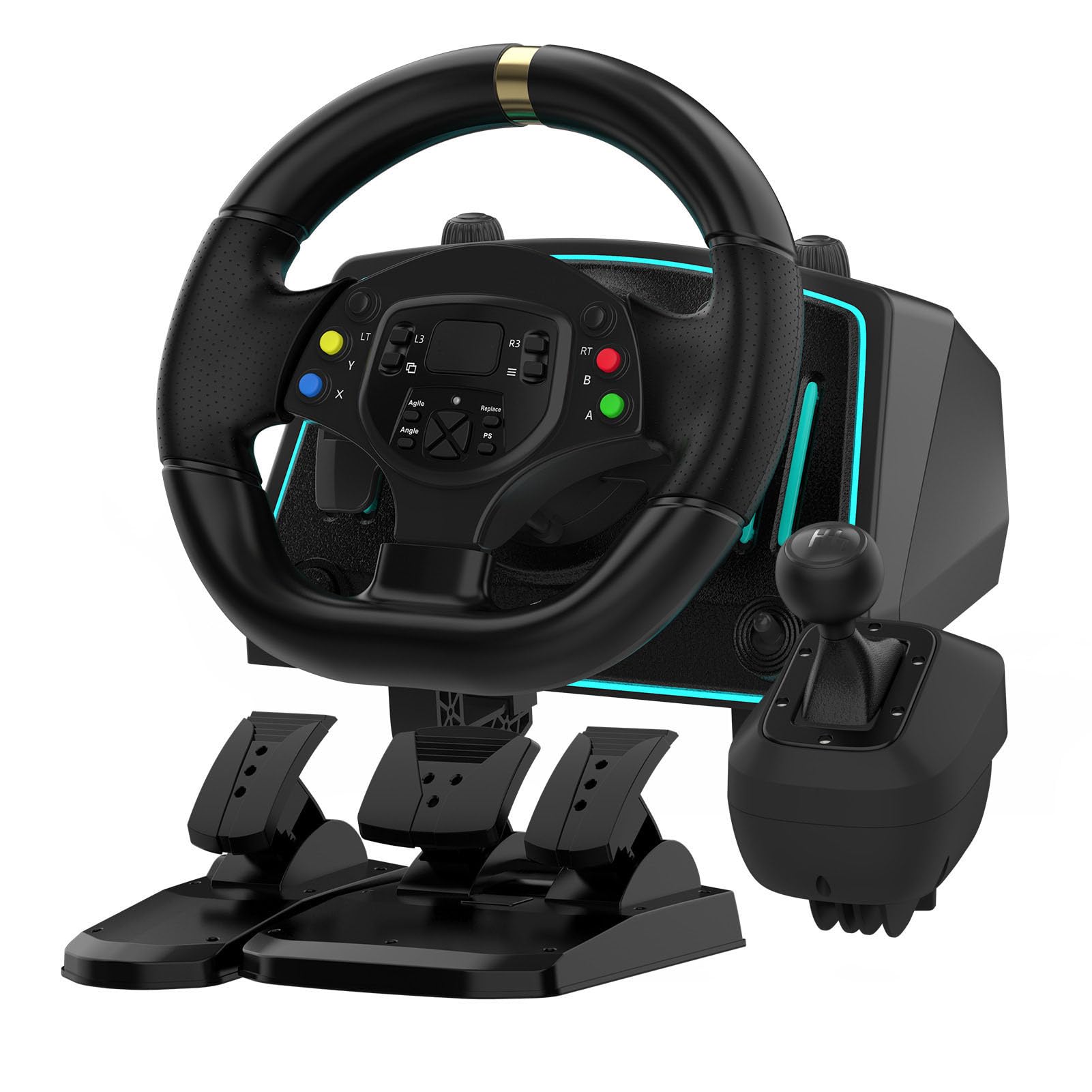 Keenso Detachable Universal Racing Wheel for PC PS3Xbox, Improved Control, Enhanced Gaming Experience