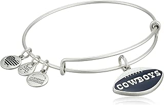 Women's Color Infusion Dallas Cowboys Football II EWB Bracelet, Rafaelian Silver - coolthings.us