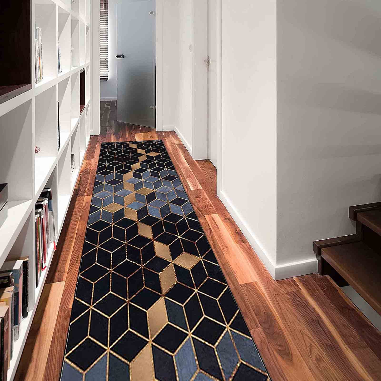 Tapis de Course 300x80cm Idéal pour Sécuriser l'Entrée, le Salon et le Patio