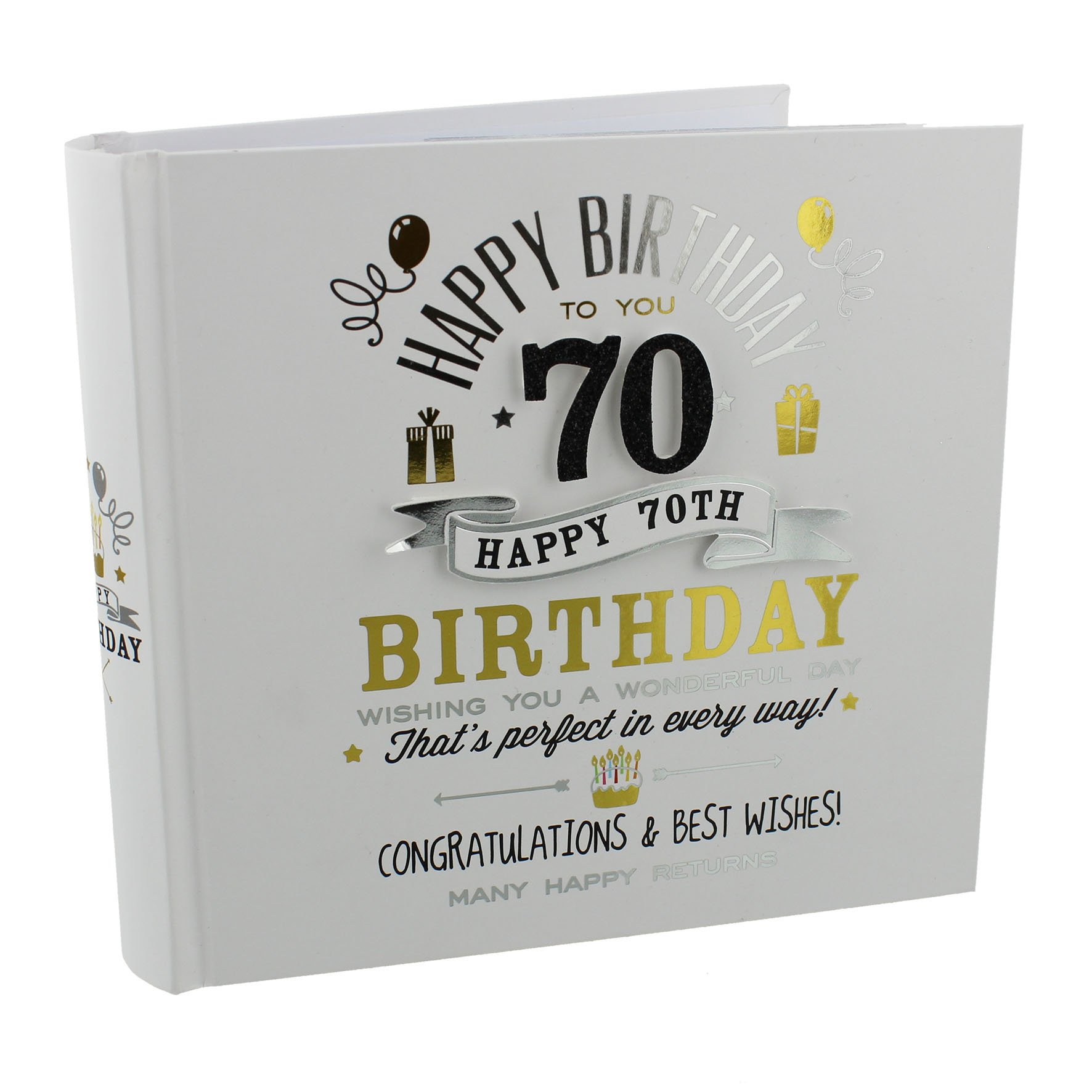Signography 70th Birthday Photo Album Gift Idea