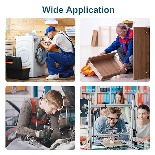 Miniatura 6 de Kit surtido de 1590 tornillos M3, kit de tornillos M3, tornillos de cabeza de botón M3 y tornillos de cabeza hueca M3, tornillos hexagonales