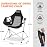 KingCamp Hammock Camping Chair, Swinging Portable Folding Camp Chairs for Adults 400lbs Heavy Duty Foldable Oversized Rocker with Aluminum Alloy Frame Cup Holder Pillow for Outdoor Beach Patio Sport