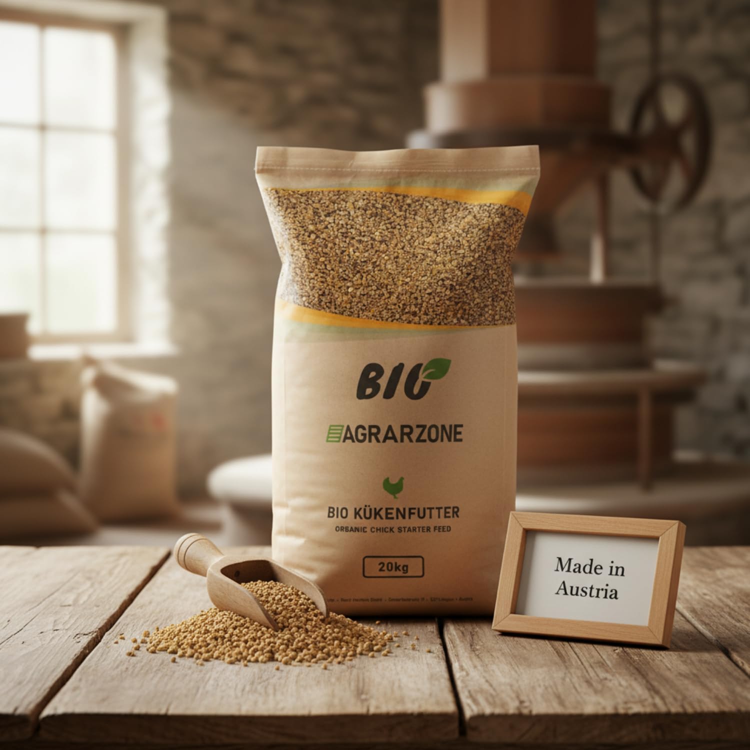 Agrarzone Bio Kükenfutter Starter 20 kg Hühner Geflügel Küken Aufzucht