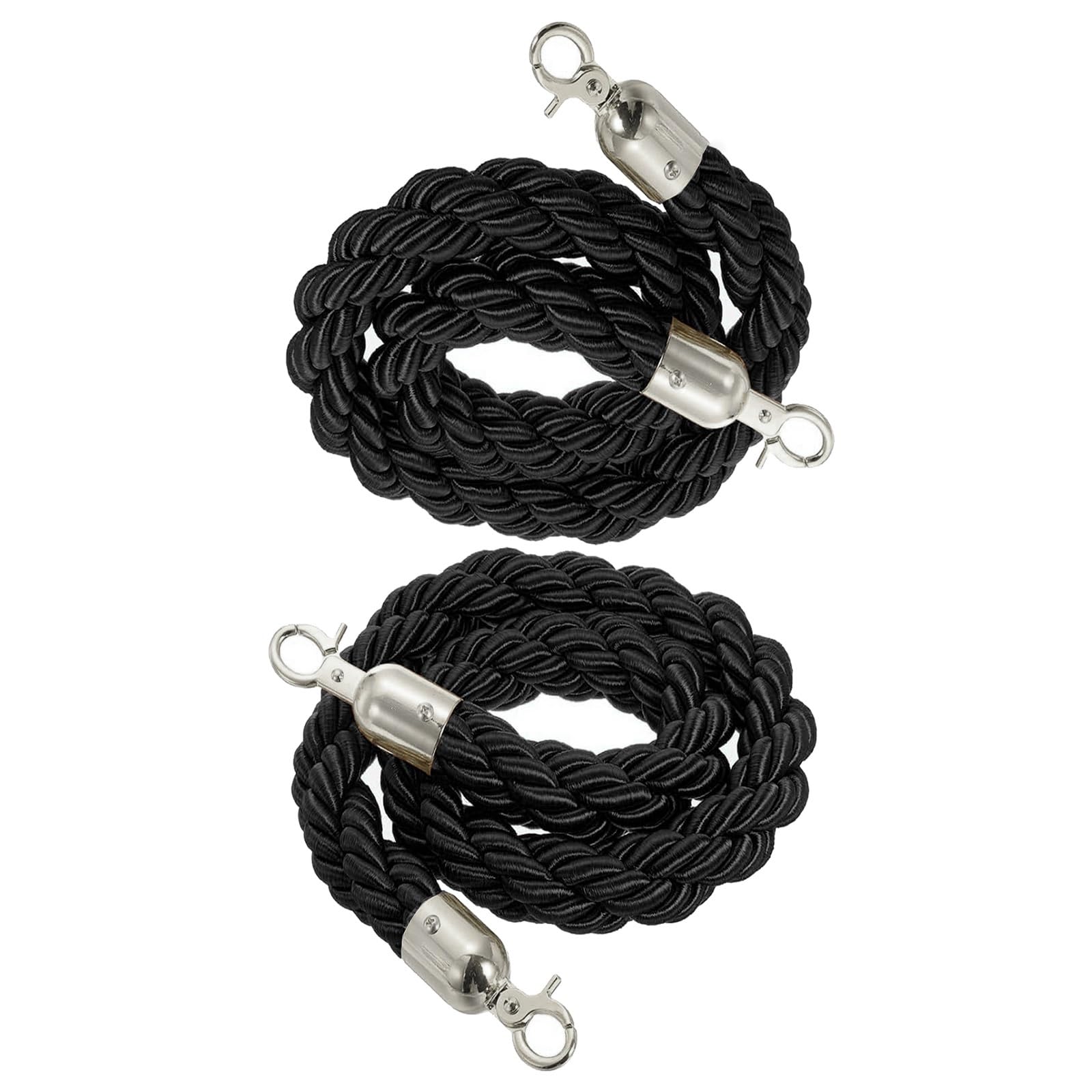 Corde de guidage en chanvre torsadé ø3,3cm pour poteau de file d'attente musée et hôtel x2