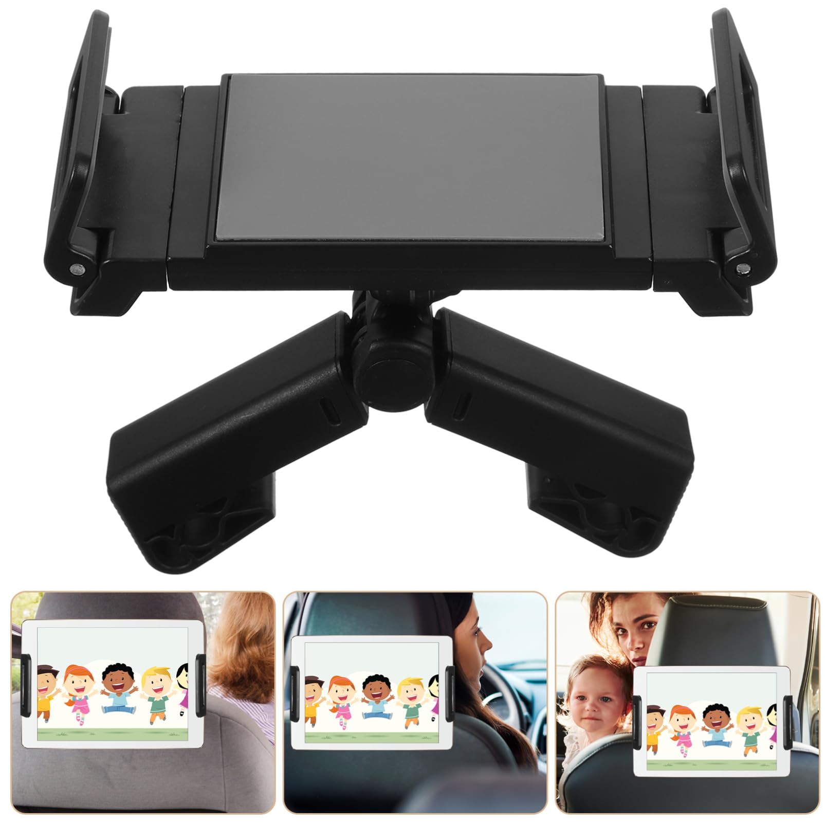 DOITOOL Car Tablet Holder Headrest Phone Mount Universal Bracket for Car 360° Rotation