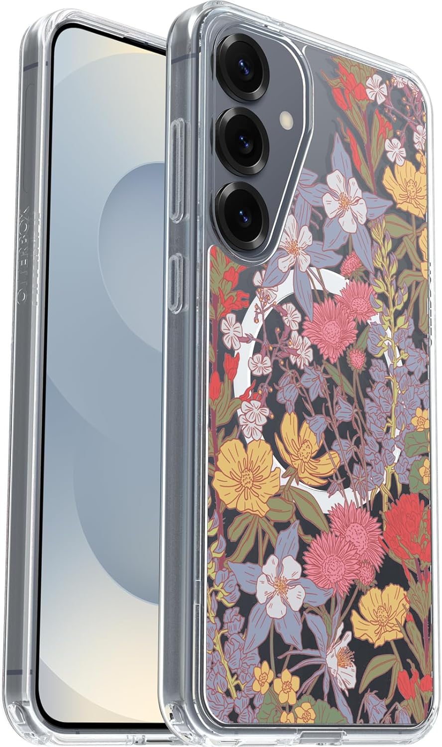 OtterBox Samsung Galaxy S25+ Symmetry Series Clear Magnet Case - Wildflower