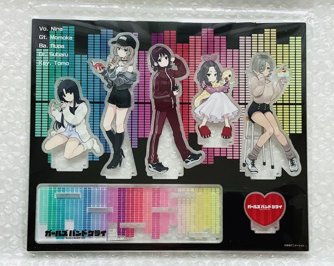 ガールズバンドクライ ヴィレッジヴァンガード ジオラマアクリルスタンド アニメ「ガールズバンドクライ」 アクリルジオラマスタンド