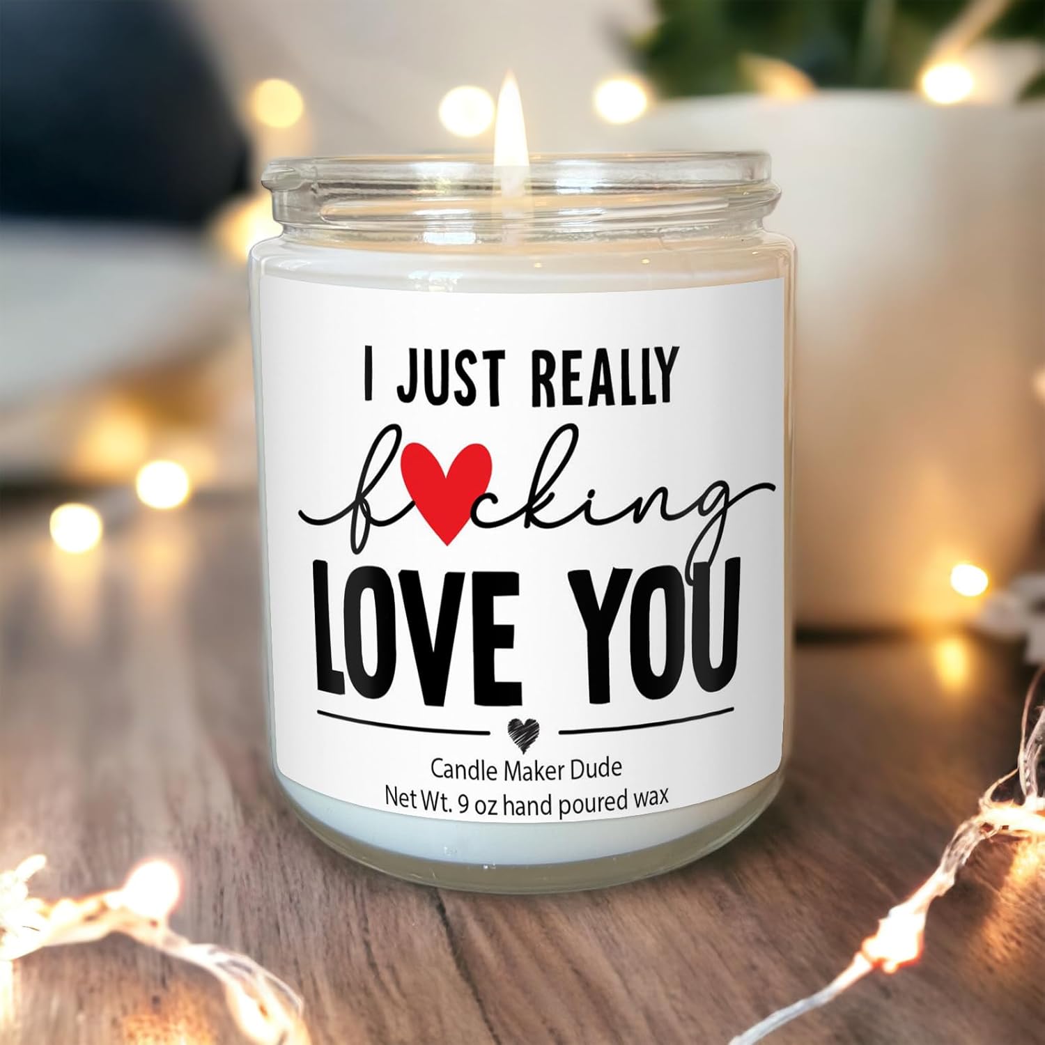 Candle Maker Dude I Really Love You Candle, Anniversary Gift, Valentine's Gift, Gift For Best Friend - Image 2