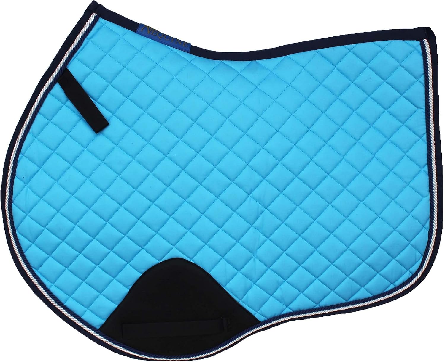 CHALLENGER Horse Contoured English Quilted Lightweight Jumping Saddle Pad Turquoise 72TS37TR