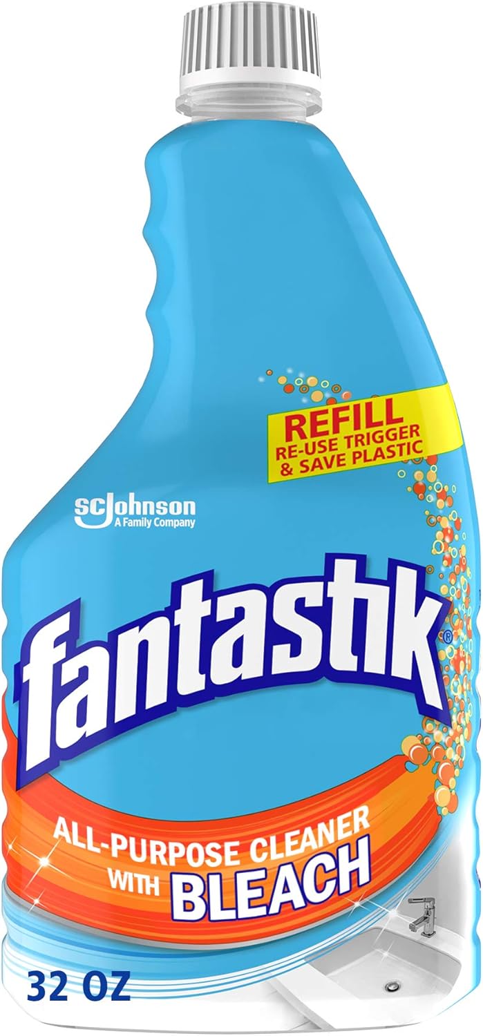 Fantastik AllPurpose Cleaner with Bleach, Refill Bottle