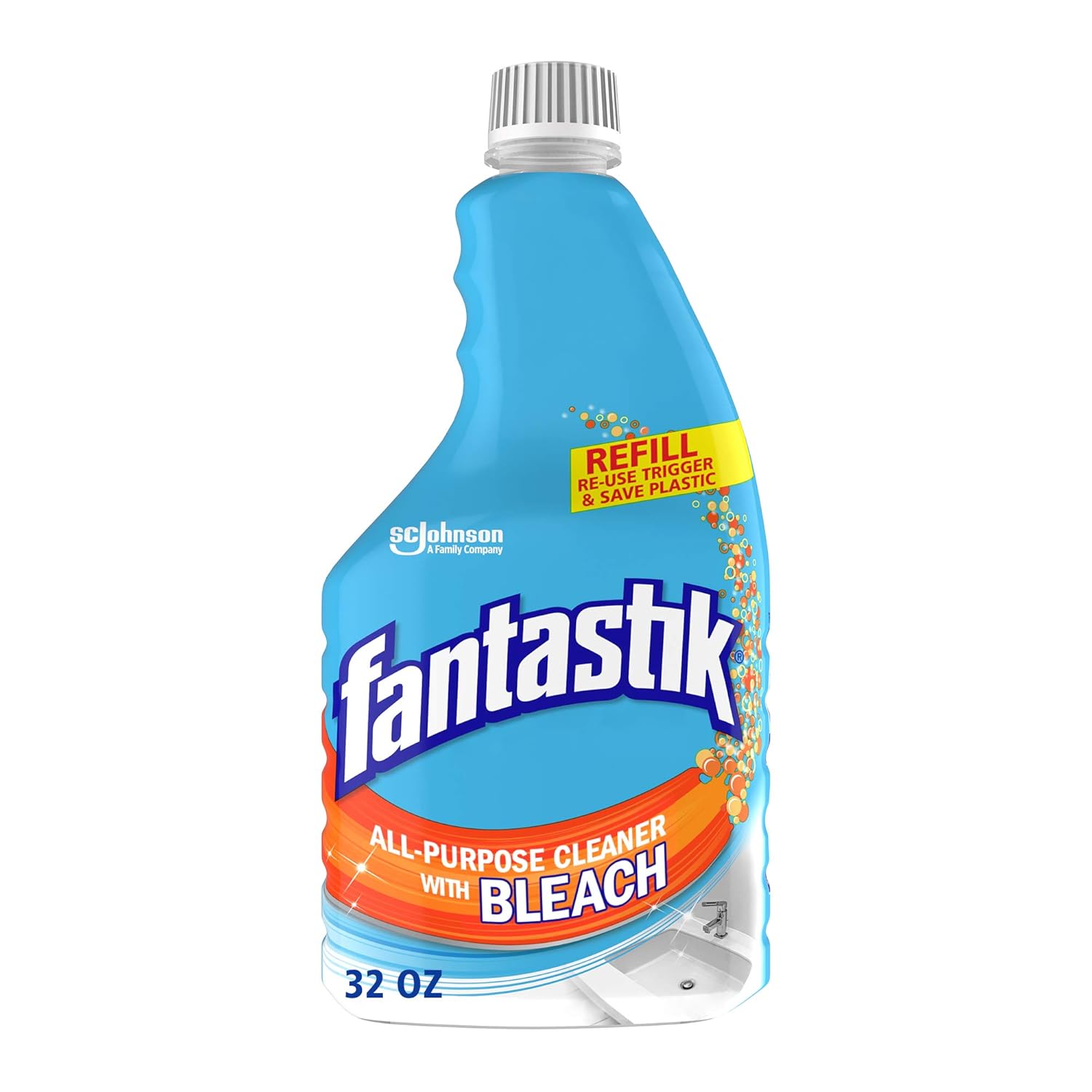 Buy Fantastik AllPurpose Cleaner with Bleach, Refill Bottle, Fresh