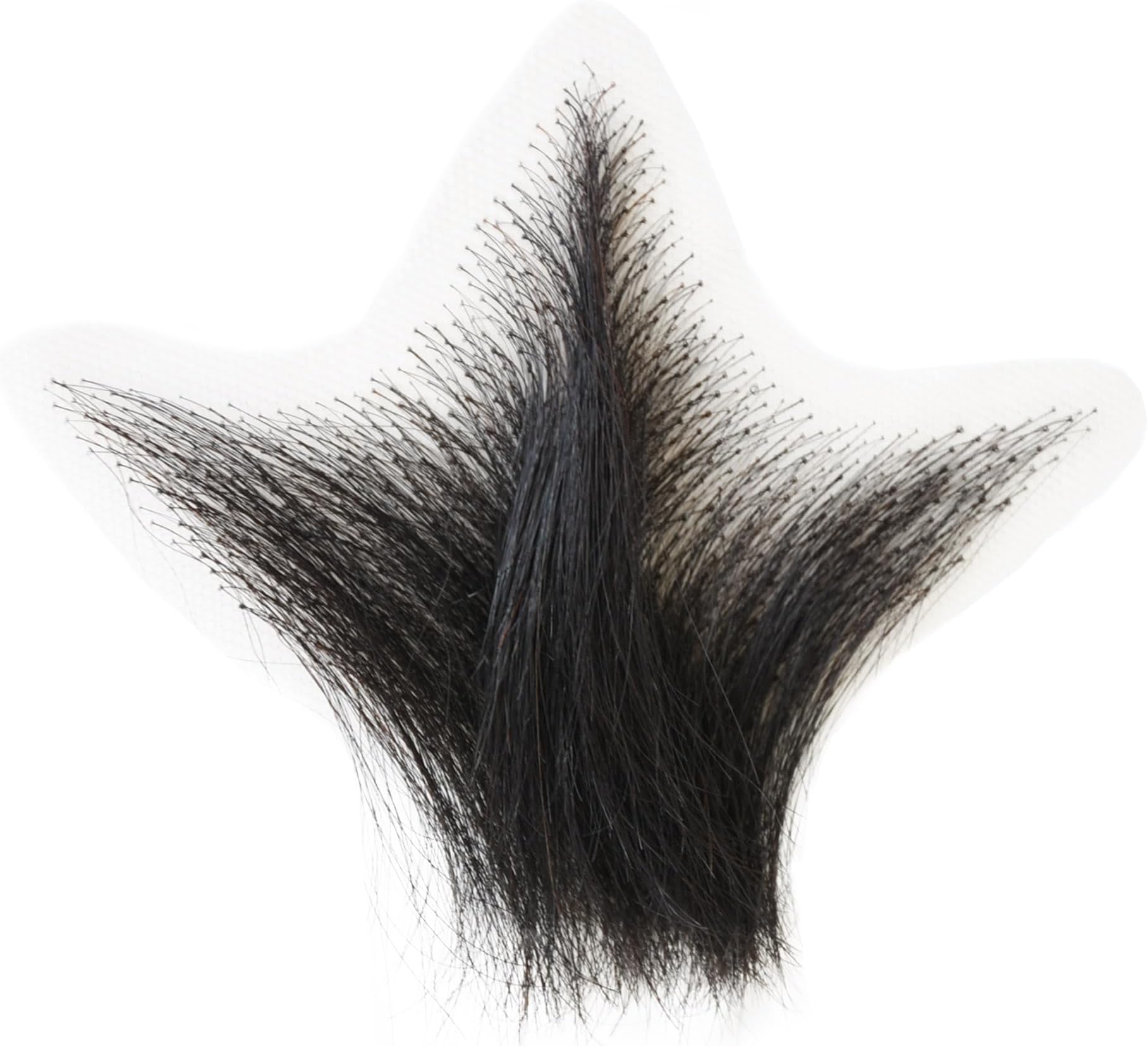 Fake Private Hair Handmade Biniki Hair Temprature Fiber Adding Volume (Natural Black, Style5)
