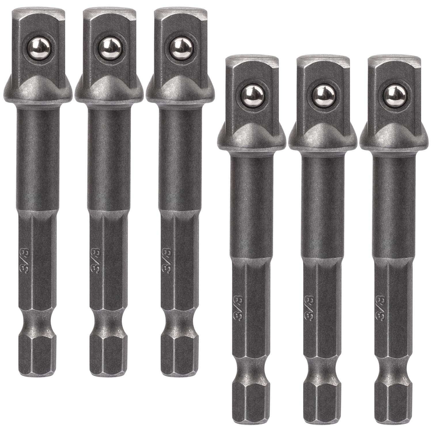 Adaptadores De Soquete 1/4 - Kit Com 6 Peças Para Ferramentas