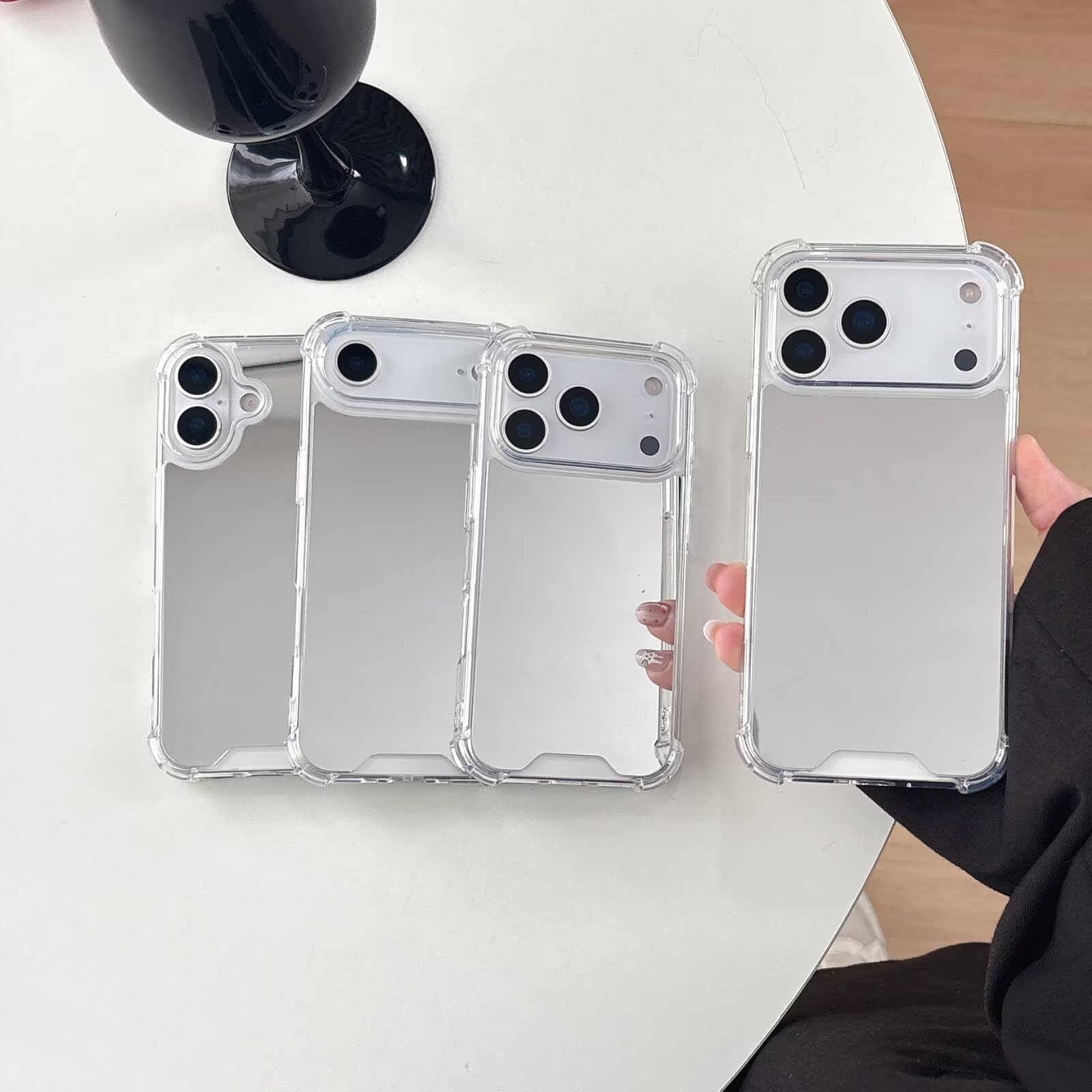 Amazon.com: Rnrieyta Miagon Mirror Case for iPhone 17 Pro Max