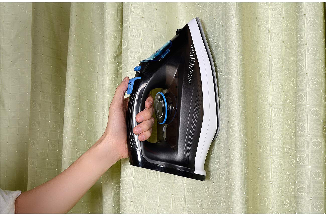Sichler Haushaltsgeräte ferro da stiro a vapore 2 in 1 senza fili con base 2200 W nero