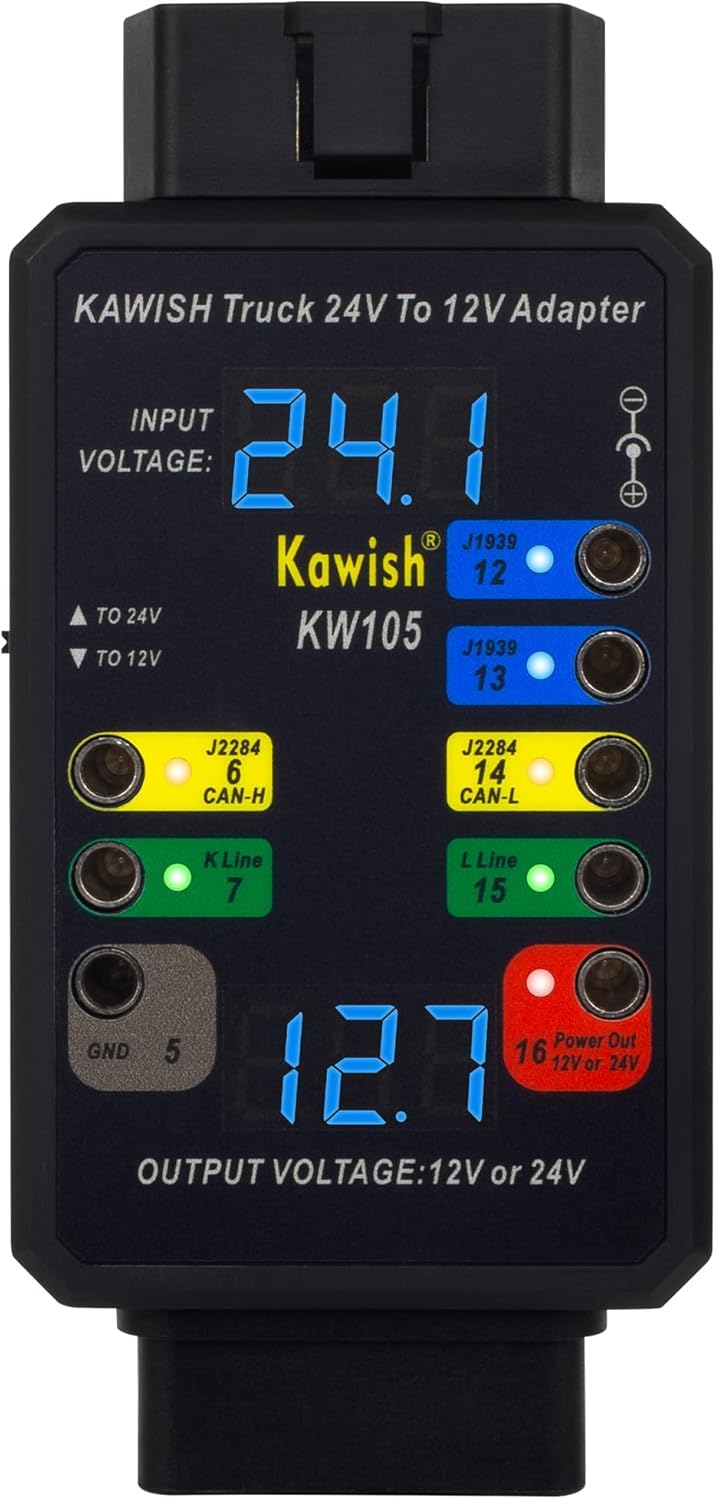 OBD2 Breakout Box, Auto OBDII Protocol Detector 16-Pin CAN Bus Test ...