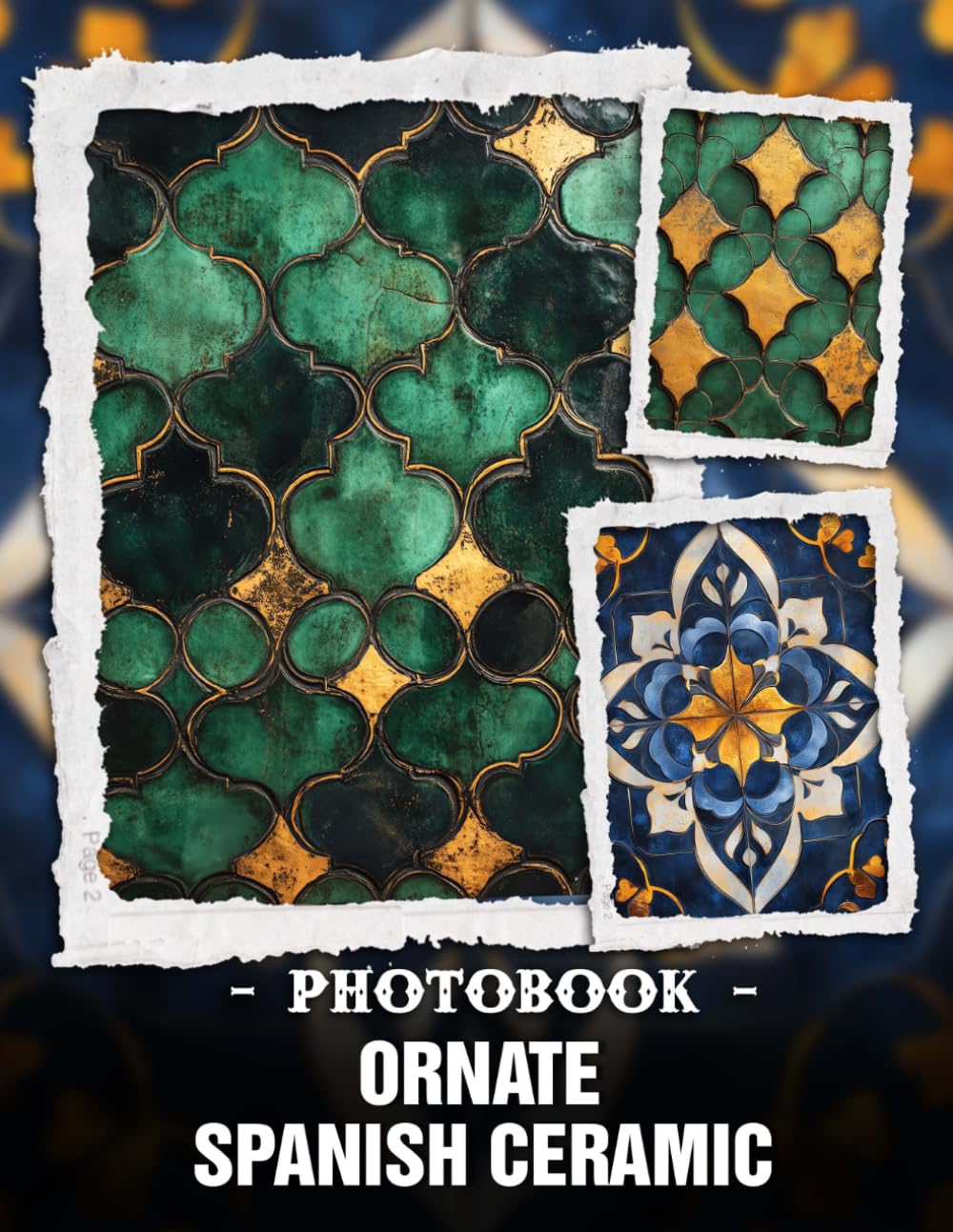 Ornate Spanish Ceramic Photo Book: Vibrant Mediterranean Patterns And Spanish Tile Designs Showcased In Colorful Cultural Photography For Artistic Home Decor Ideas
