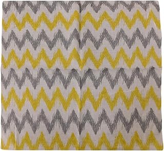 Wholesale Lot of 12 Grey Yellow White Chevron 100% Cotton 22