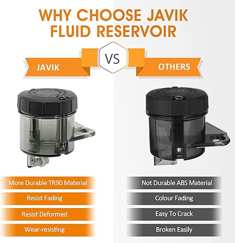 Miniatura 3 de Depósito de líquido de frenos mejorado, cilindro maestro de freno de pie, tanque de taza de aceite para Can Am Outlander 450 500 650 800 850 1000