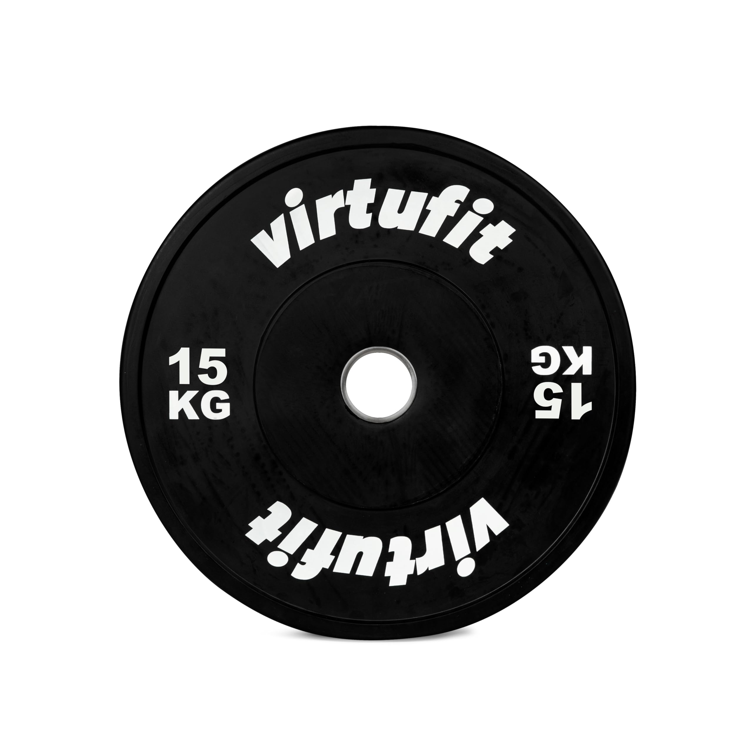 VirtuFit Hi-Temp Bumper Plate – Disco olímpico de goma – 50 mm – 15 kg