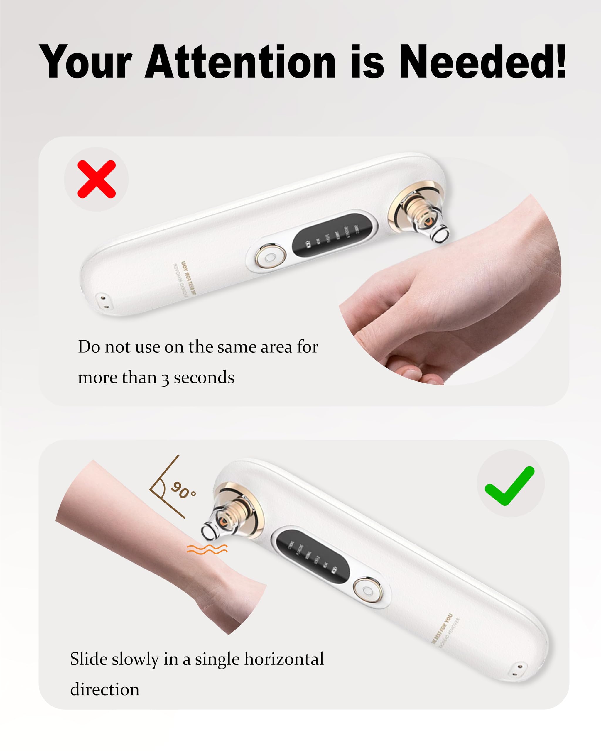Aspiratore Punti Neri Professionale Elettrico - Strumento Efficace e Portatile per la Attrezzo Punti Neri, 3 Modalità di Aspirazione, Ricaricabile per Uomini e Donne
