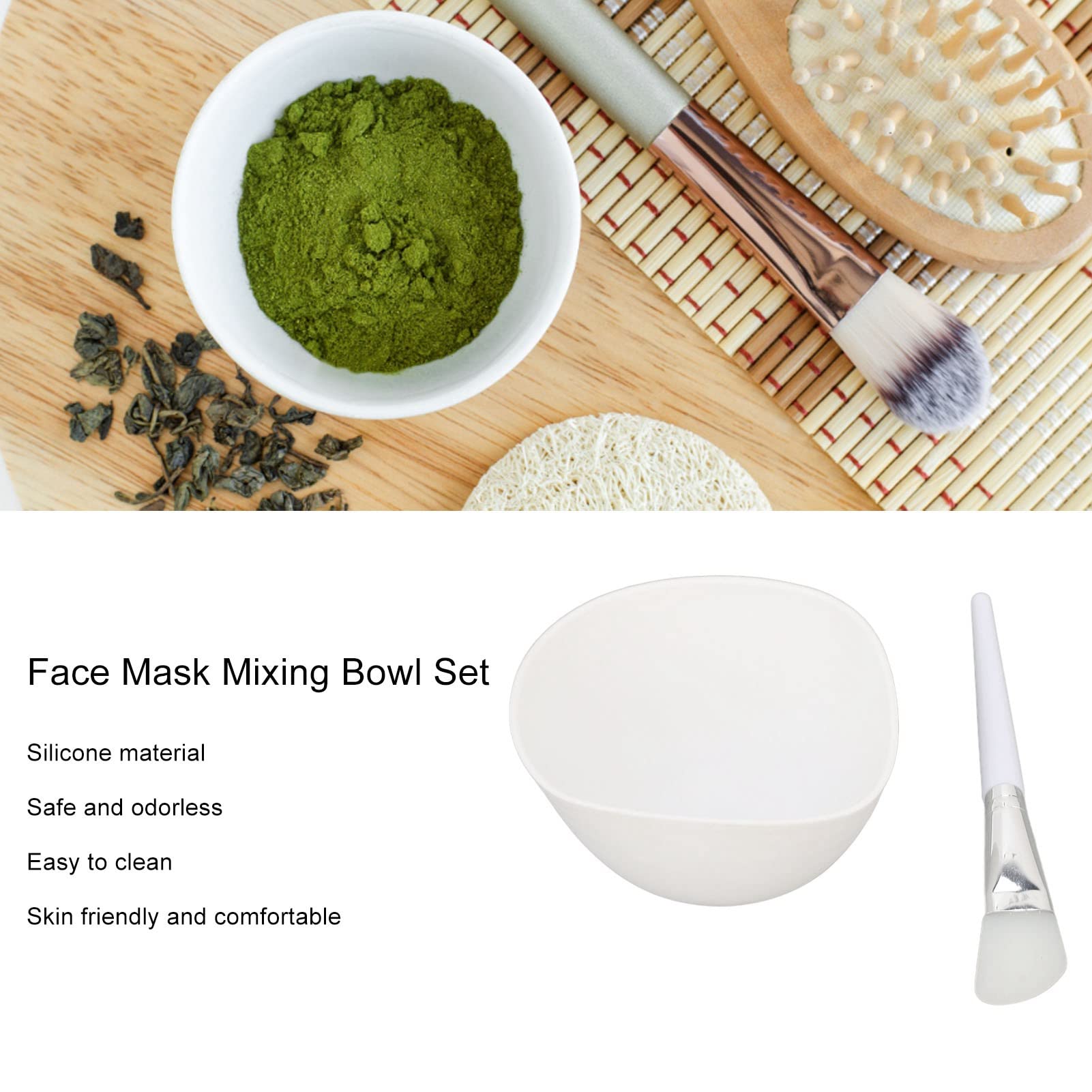 SPA Facial Mask Kit, Mask Bowl and Brush Set, Homemade Mask Mixing Bowl Set - Image 4
