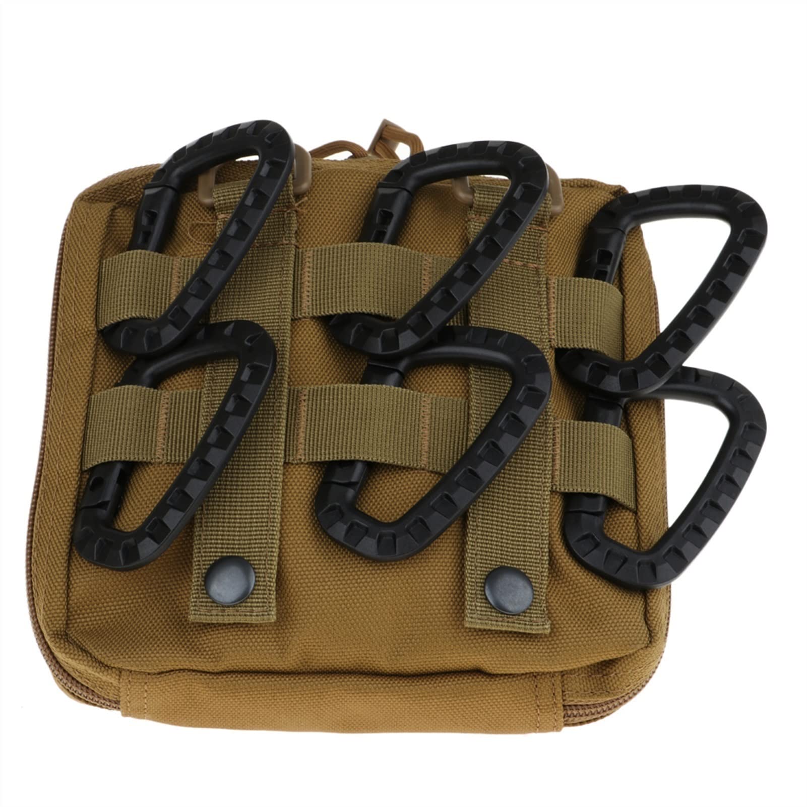 Karabińczyk, 6/3 szt. Karabinek taktyczny plastikowy Kadet Piesze wycieczki Kemping(3pcs Black)