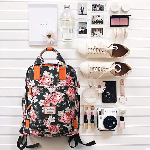 Miniatura 6 de YAMTION Mochila escolar para mujer, mochila escolar para niñas, mochila de viaje, mochila de negocios, universidad, mochila para computadora, para