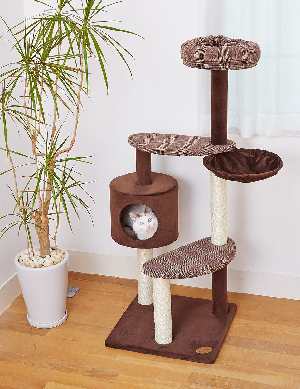 Amazon.co.jp: アドメイト (ADD. MATE) 猫のおあそびポールチェック 