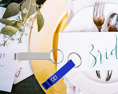 Miniatura 5 de 30 unidades de abrebotellas de tamaño de bolsillo personalizado para fiesta de boda, recuerdos de boda para invitados, abrebotellas personalizados,