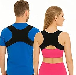 Vaunn Correcteur de Posture Dorsal pour Femmes et Hommes, Soutien Réglable, Correction de la Scoliose et des Bosses, Douleurs Dorsales, Correction de la Colonne Vertébrale