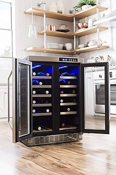 Amazon.com: EdgeStar 36 Bottle Built-In Dual Zone French