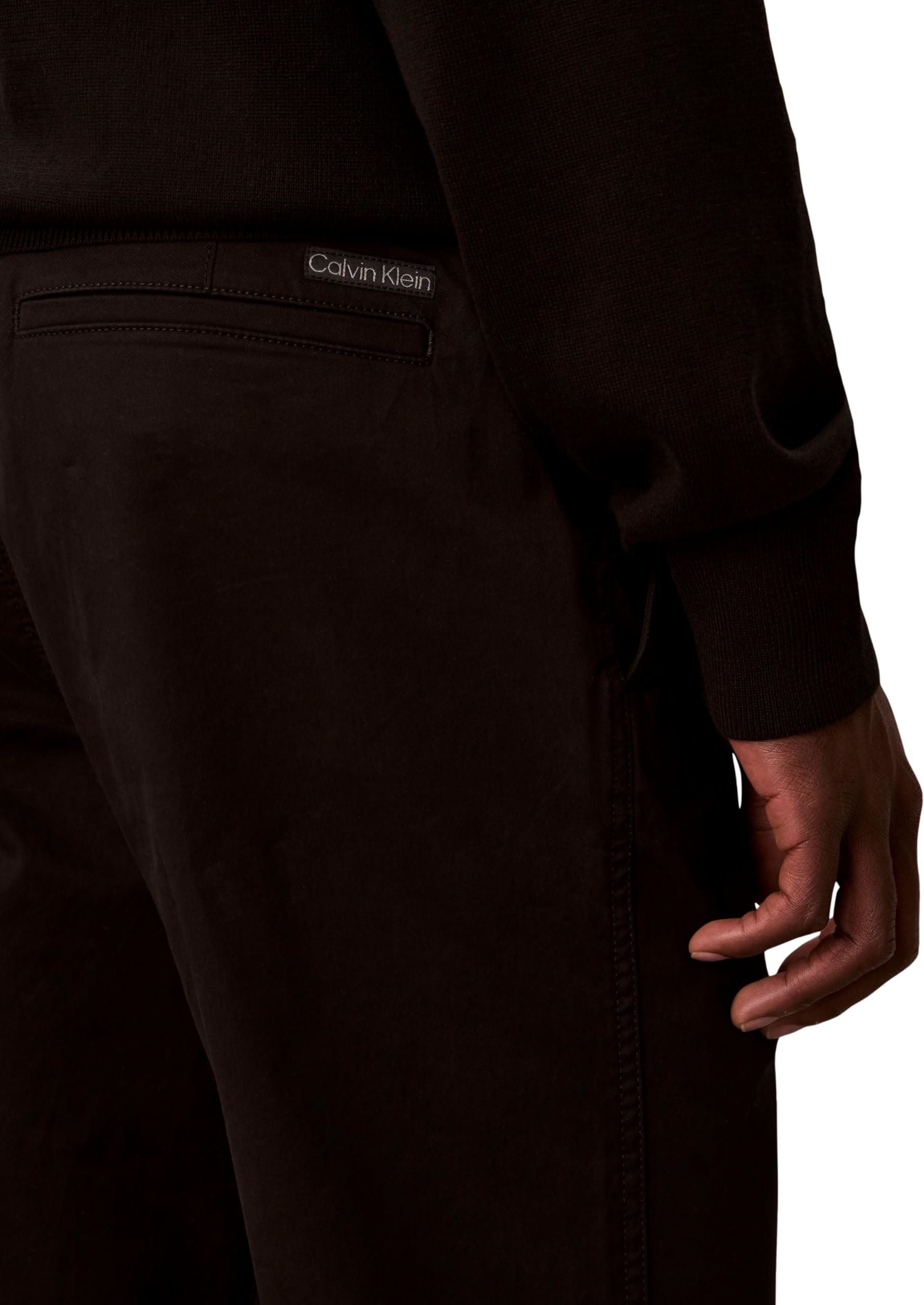 Calvin Klein Herren Lässige Hose Slim Comfort Cotton Chino Pant Lv04rf618g