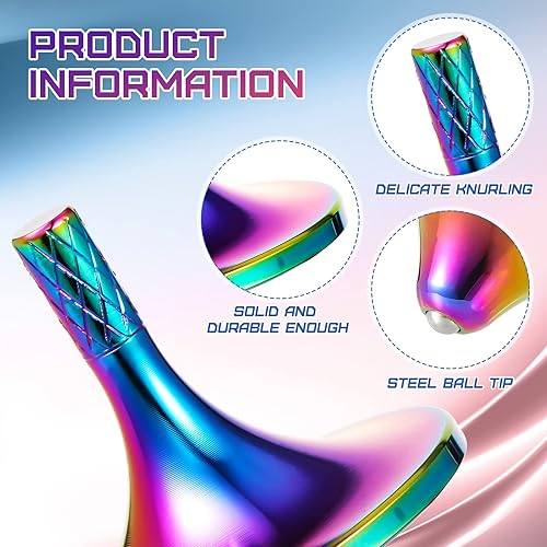 Miniatura 3 de Leitee 3 piezas de metal de latón con parte superior giratoria de escritorio Good Balance para adultos, matar el tiempo, enfoque prolongado, 3