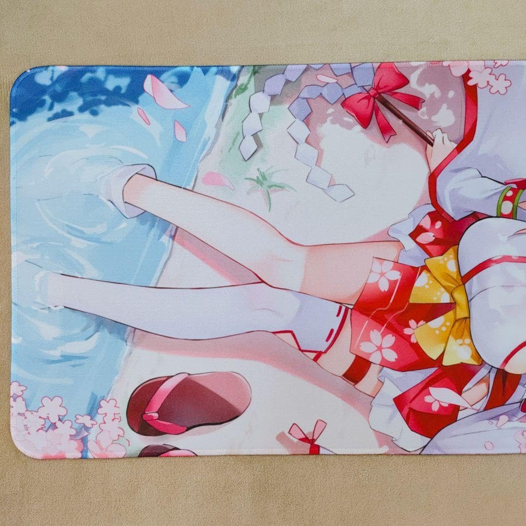 【さくらみこ】みこち 推しホロメン プレイマット ラバーマット マウスパッド 赤 Amazon.co.jp: ホロライブ さくらみこ プレイマット ラバー