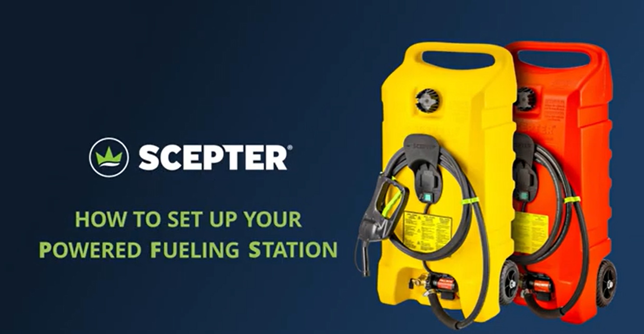 Scepter Flo N' Go Duramax 14 Gal Gas Fuel Tank Container Caddy Can